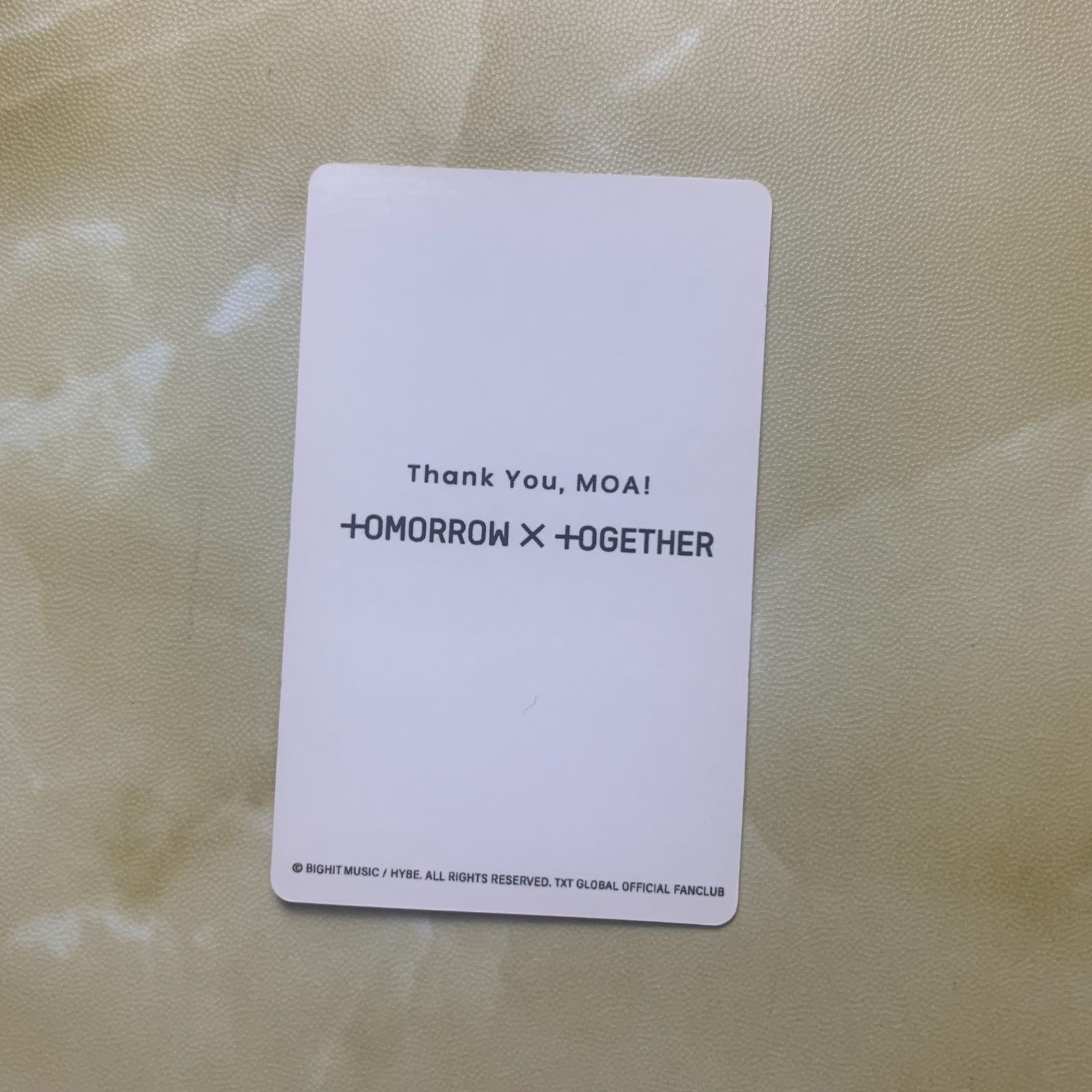 TOMORROW X TOGETHER TXT 2021 FC 限定 会員 TAEHYUN アンケート