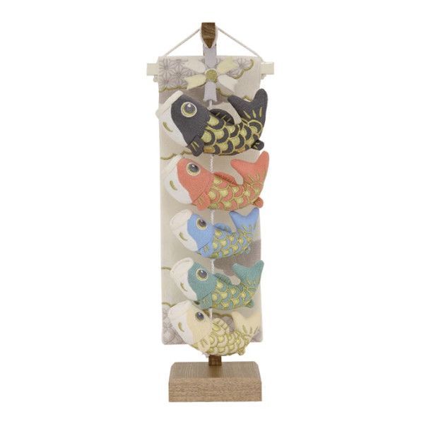 値下げ即納！○新品♪高さ105cm ちりめん 吊るし 室内鯉のぼり 京都