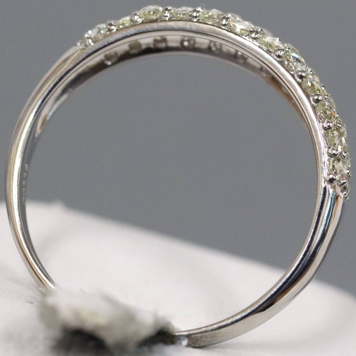 Pt900ローズカットダイヤモンドリング D0.80 4.6g #21 - メルカリ 