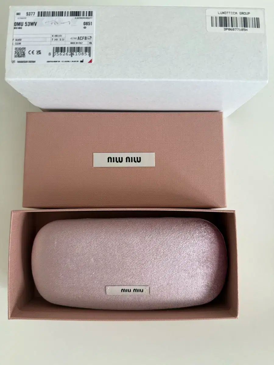 その他 myumyu 新品 MIU MIU(ミュウミュウ) 縁なしめがね シルバー - メルカリ