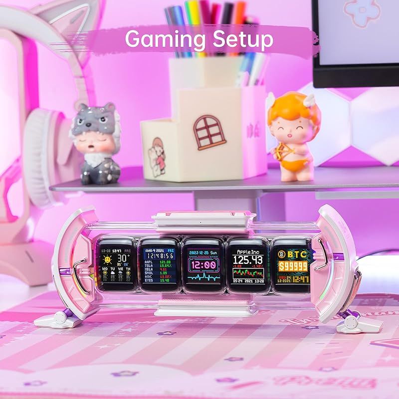 Divoom Times Gate 置き時計 おしゃれ デジタル ピクセルアート