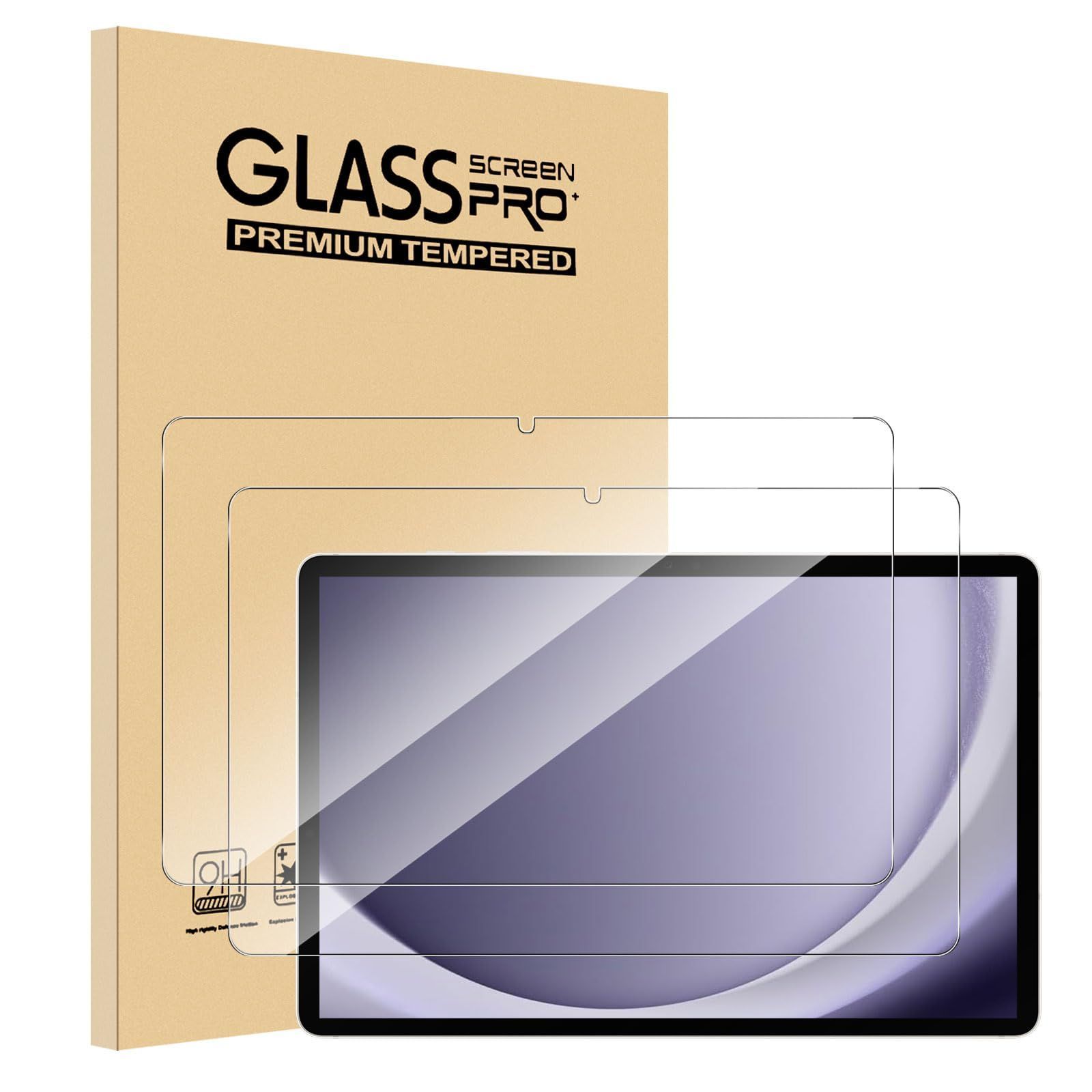 【在庫処分】For Galaxy Tab A9 Plus/S9 FE/ S9/Lenovo Tab M11 ガラスフィルム(2枚) AUDASO Galaxy Tab A9+/S9 FE/ S9 フィルム 日本旭硝子製 強化ガラス 液晶保護フィルム 気泡防止