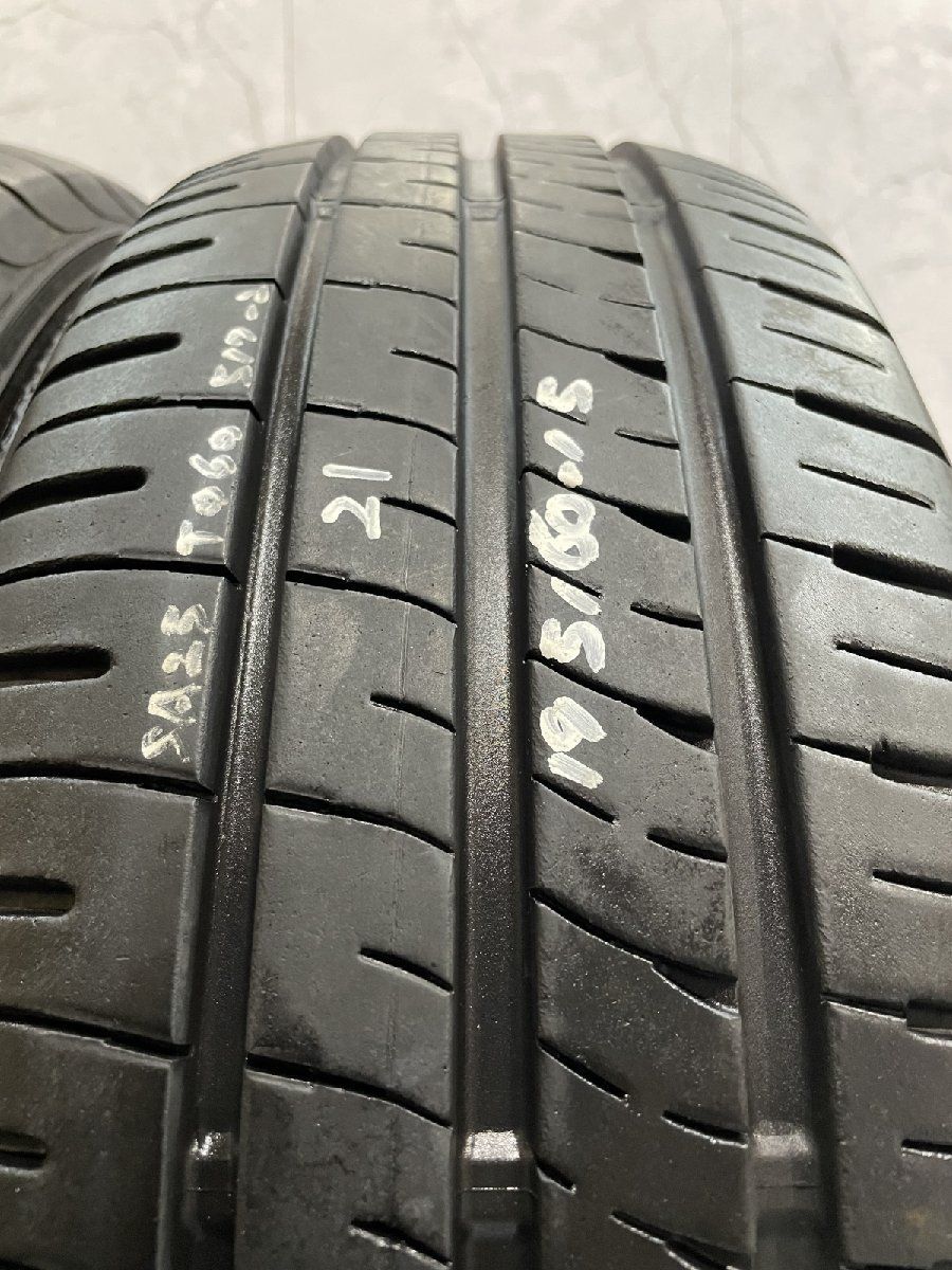 DUNLOP ENASAVE EC204 195|60R15 15インチ 夏タイヤ 4本 21年製 バリ溝 セレナ ラフェスタ FTO等 MTE008 FFCRYSTALESIA_COM