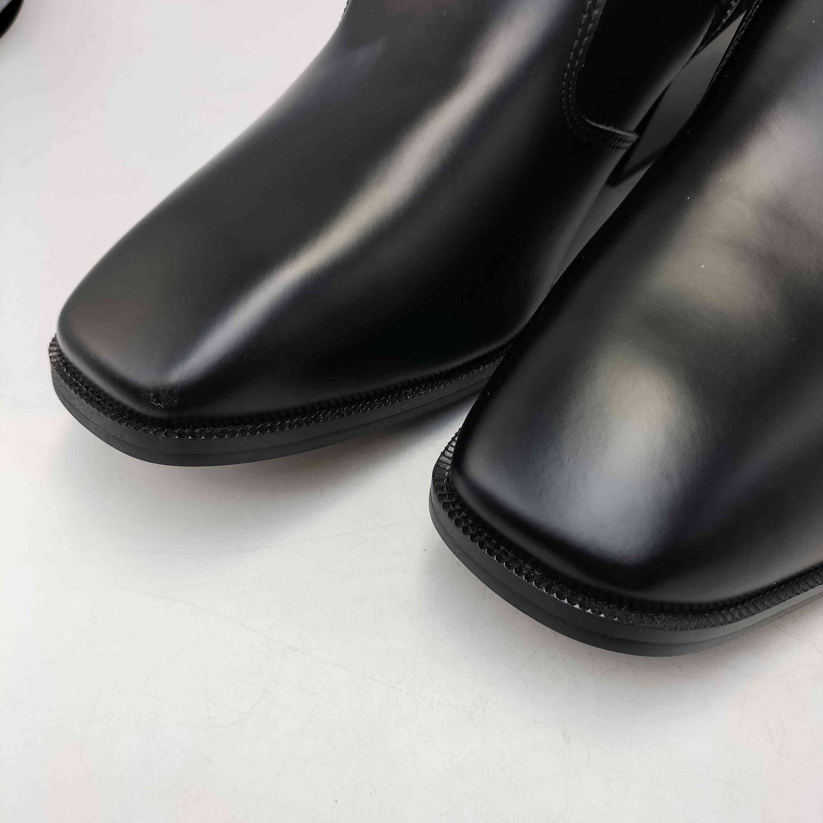 ADRER ヒールブーツ adrer ハイソールレザーヒールブーツ Sサイズ 26~26.5cm - メルカリ