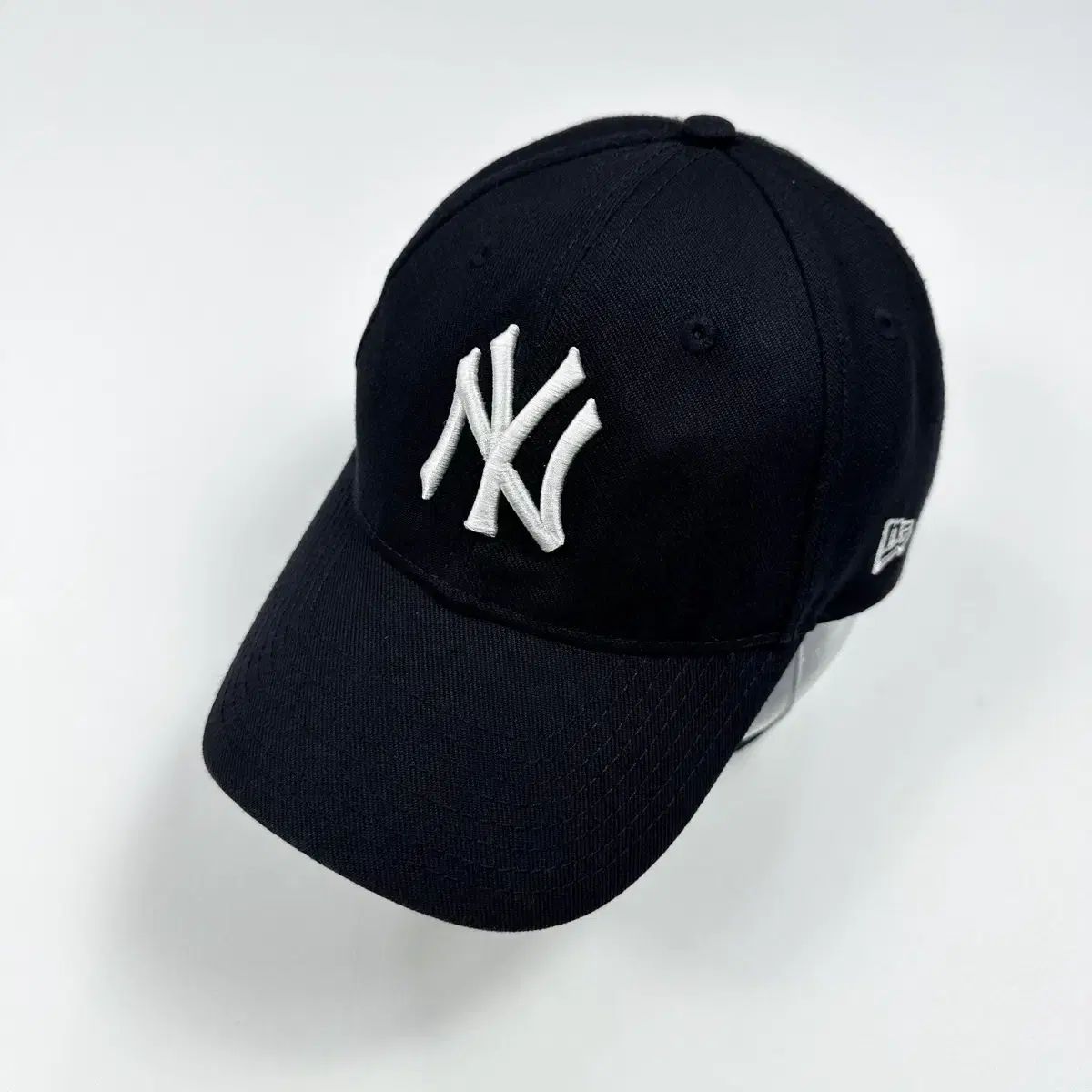 NEW ERA(ニューエラ) MLB ニューヨーク ヤンキース ビックロゴ ベルクロ ボールキャップ 帽子 ブラック