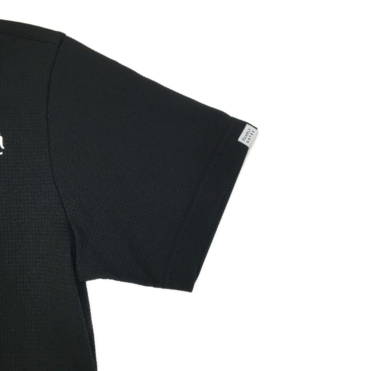 メンズ パーリーゲイツ PEARLY GATES 半袖ポロシャツ 4 M 濃紺 ベジタブルズ 軽量 ワッフルメッシュ シャツ メンズウェア ゴルフ