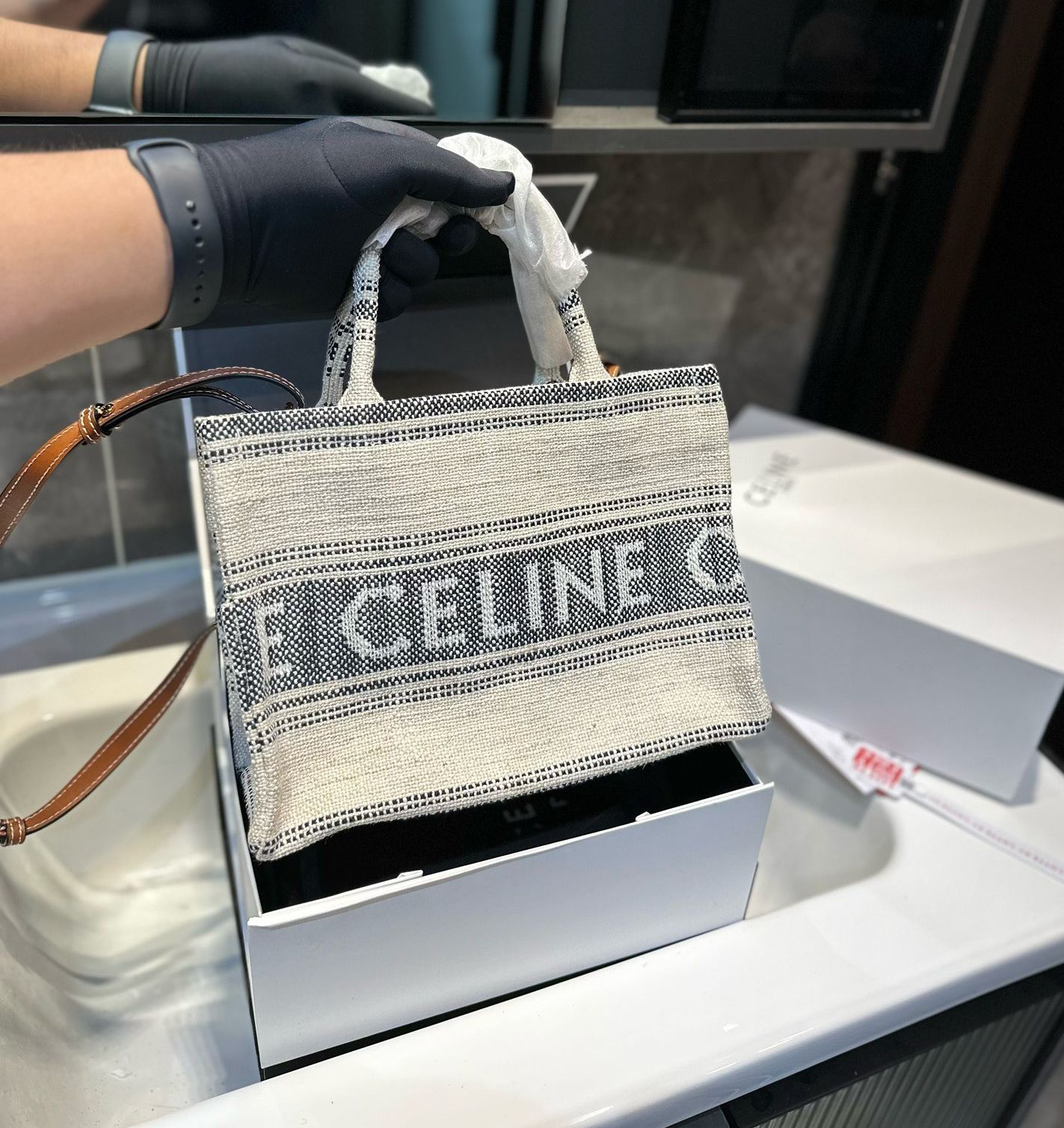 セリーヌ スモールカバタイス トートバッグ - メルカリ