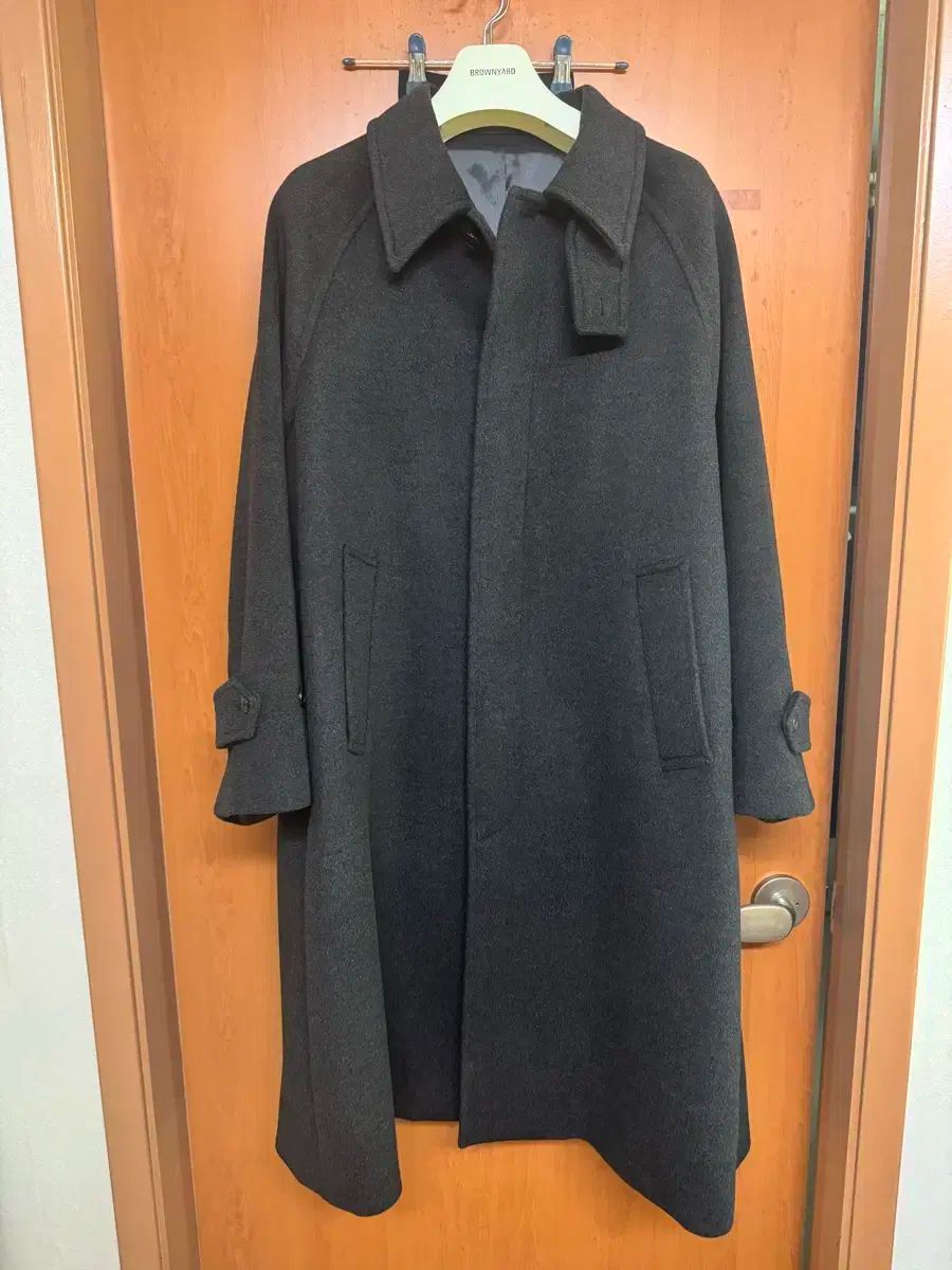 BROWNYARD ブラウンヤード 23fw バルマカーンコート チャコールグレー 3 サイズ
