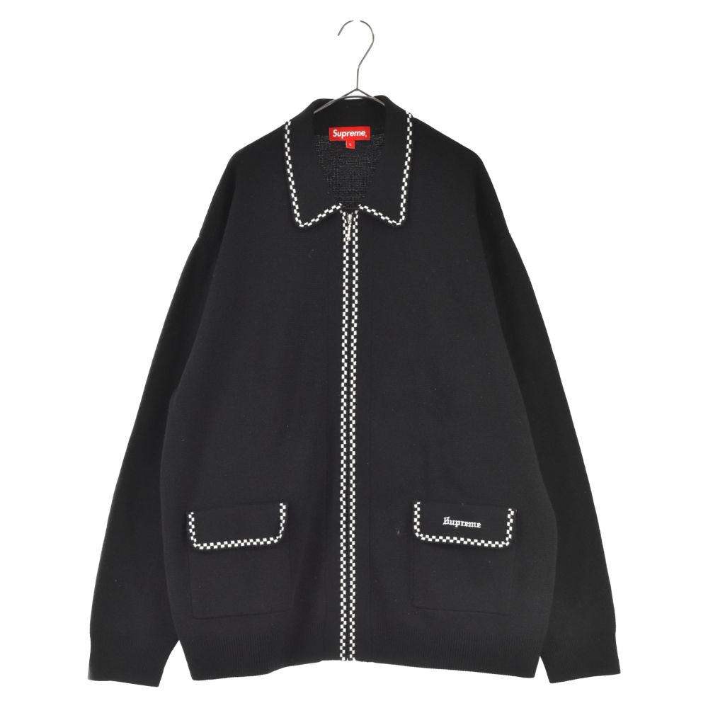 SUPREME (シュプリーム) Checkerboard zip up Sweater