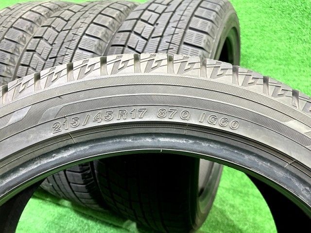 YOKOHAMA スタッドレス ヨコハマ アイスガードIG60 215 45R17 4本 7ミリ 2021年 FFCRYSTALESIA_COM