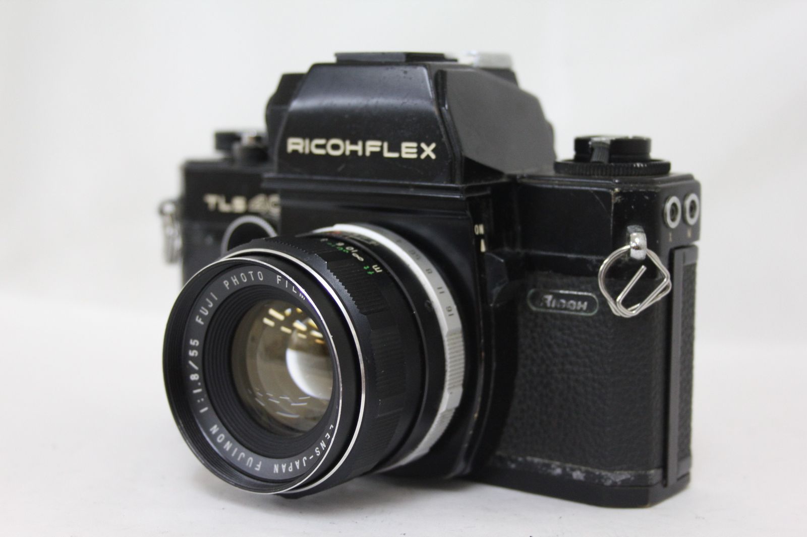 品 リコー RicohFLEX TLS 401 ブラック FUJI PHOTO FILM FUJINON 55mm F1.8 ボディレンズセット M5208