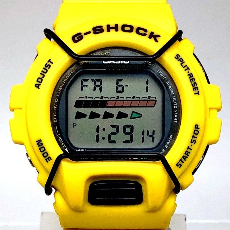 G-SHOCK ジーショック DW-6630B-9 FOX FIRE フォックスファイアー プロテクター イエロー GマークEL 1994年11月発売