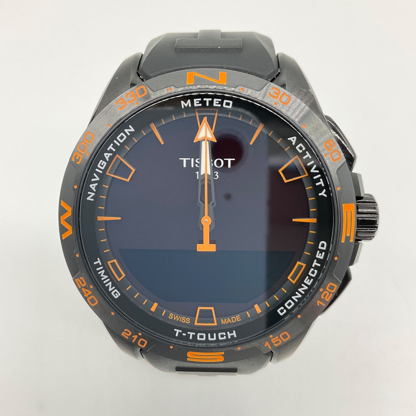 TISSOT T-Touch ブラック/オレンジ デジタル腕時計 TISSOT T-Touch ブラック/オレンジ デジタル腕時計