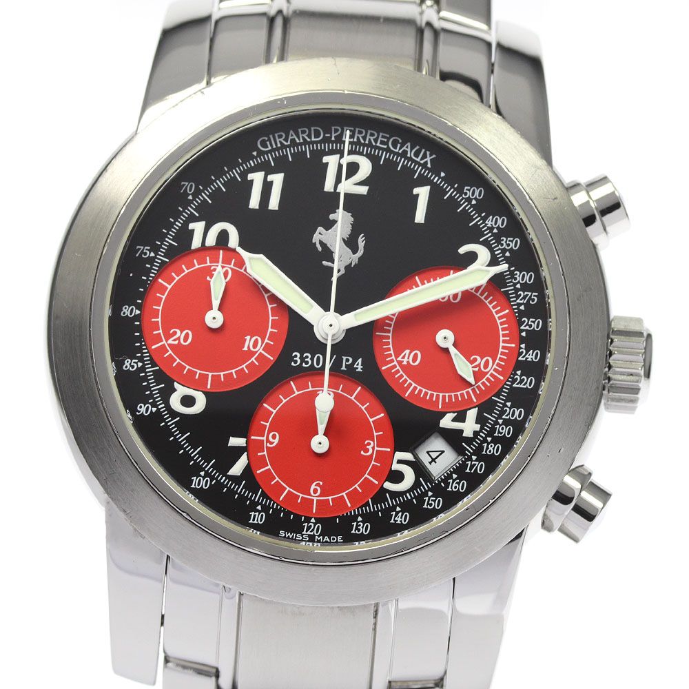 ジラール・ペルゴ GIRARD PERREGAUX 8028 フェラーリ  クロノグラフ 自動巻き メンズ_801040