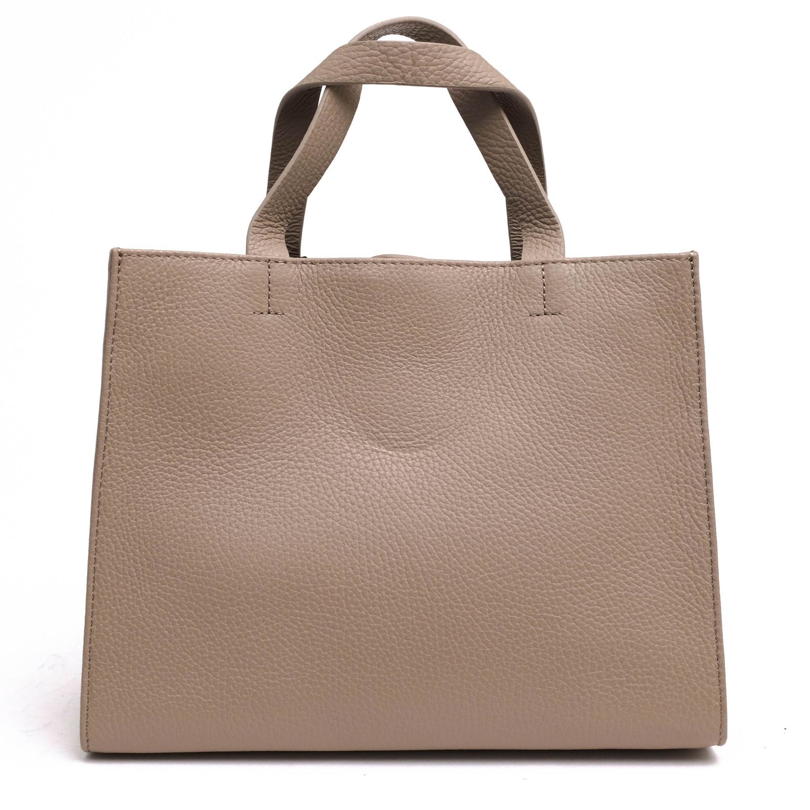 ANNE FONTAINE アンフォンテーヌ　ベージュ レザー バッグ アンナマリー Anna Marie レザー2WAYハンドバッグ （ベージュ