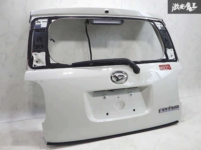 凹み無し ダイハツ 純正 LA800S LA810S ムーブ|ムーヴ キャンバス リア リヤ ゲート バックドア W24 パールホワイトⅢ