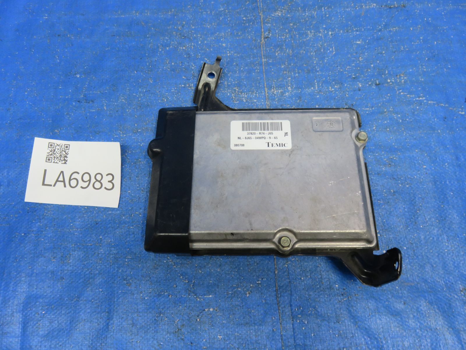 LA6983 ホンダ インスパイア CP3 エンジンコンピュータ エンジンコントロールユニット 純正 37820-R74-J65 稼働車外し