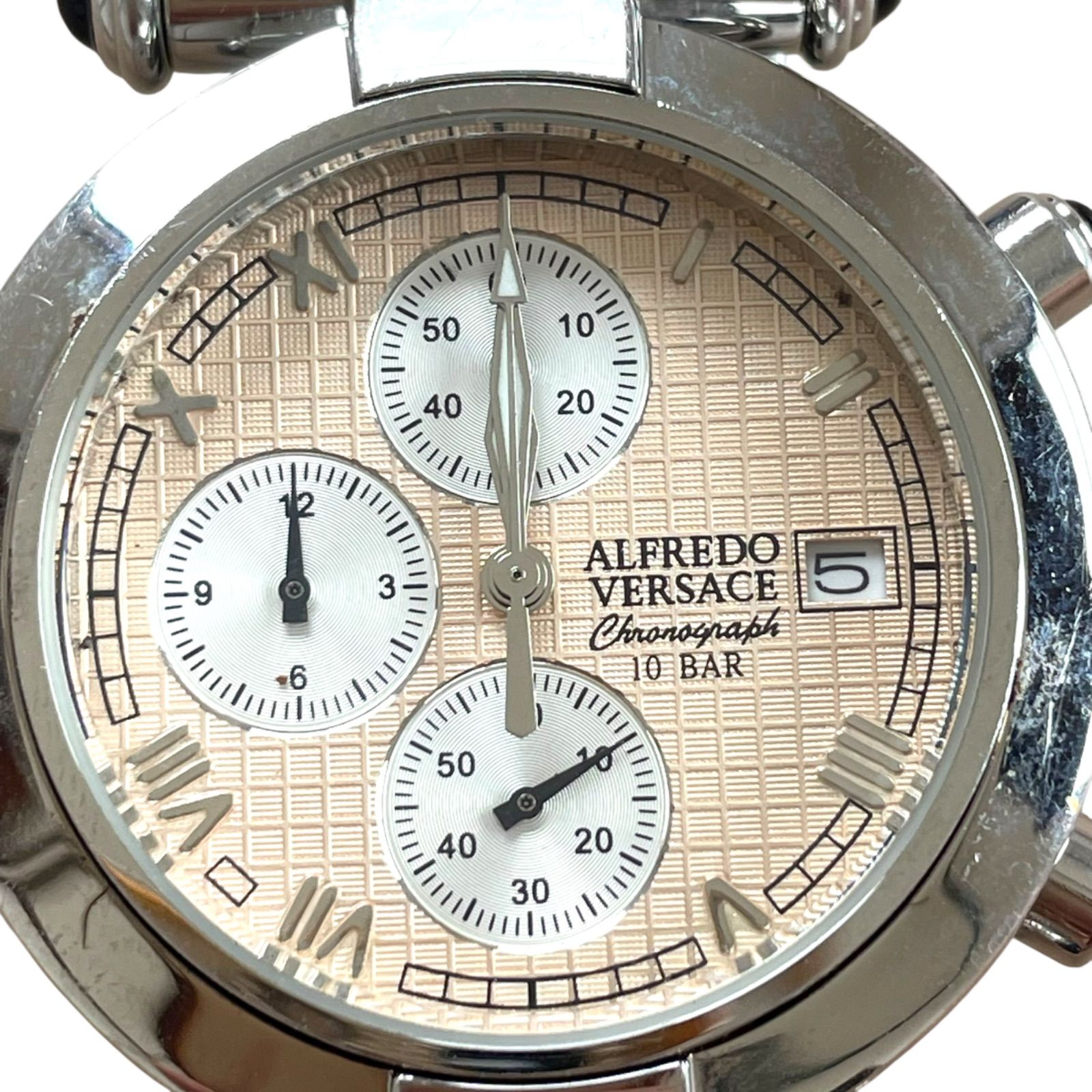 ALFREDO VERSACE クロノグラフ腕時計　メンズ　アルフレード RE171 ALFREDO VERSACE アルフレード ヴェルサーチ クロノグラフ