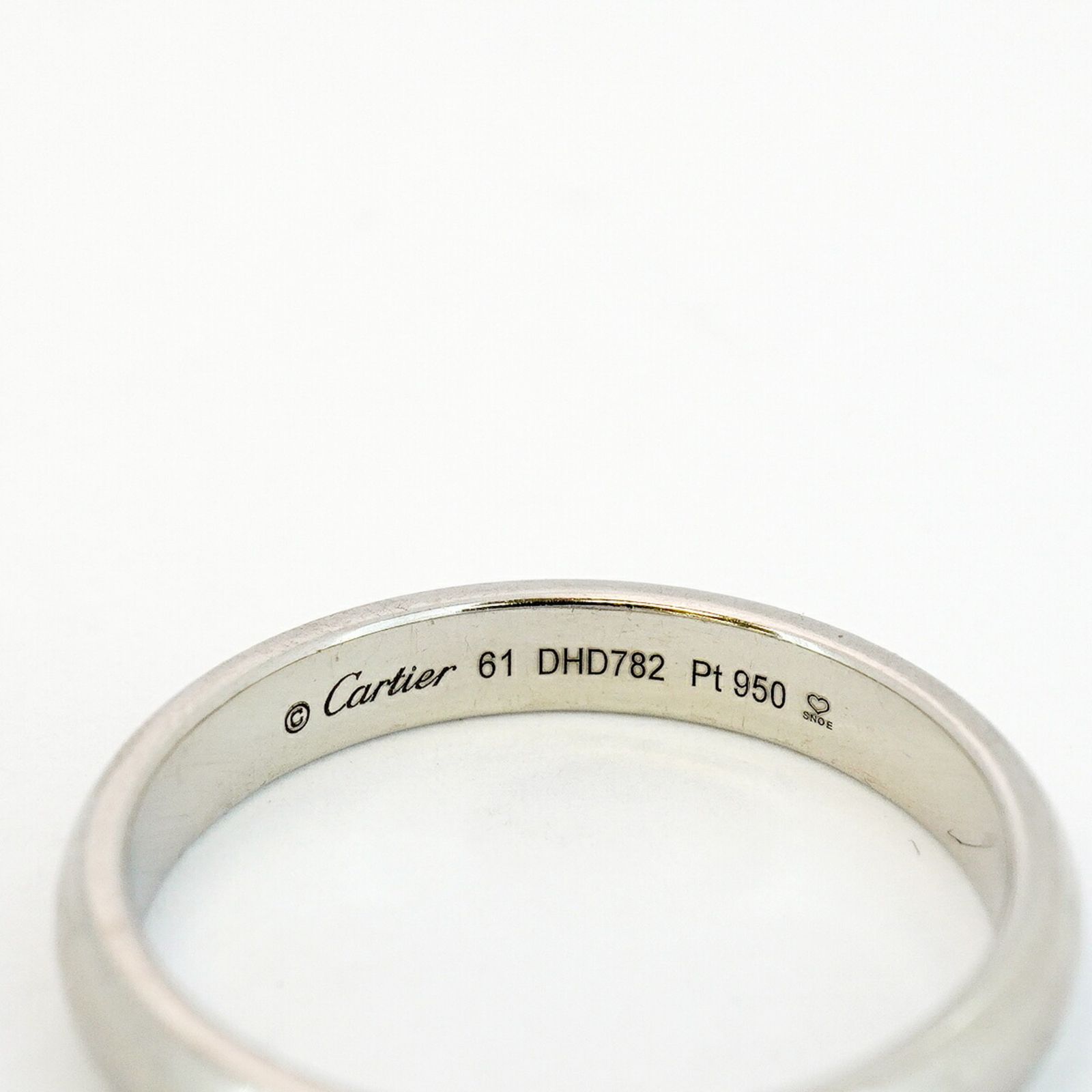 Cartier リング 950プラチナ カルティエ Cartier ミニラブリング プラチナ Pt950 ジュエリー