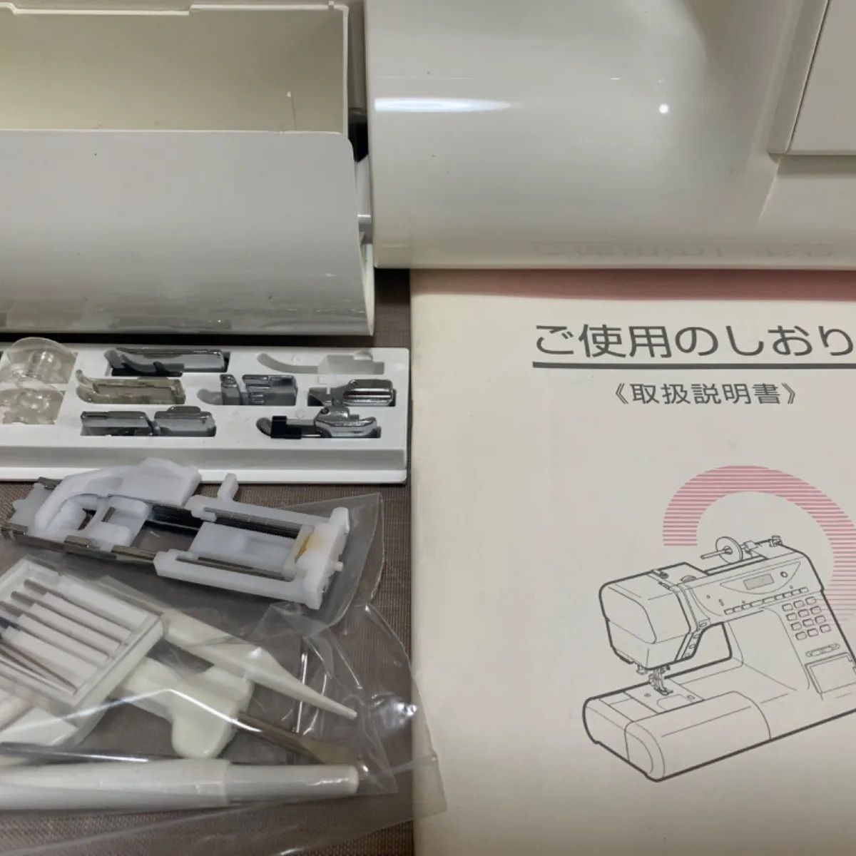 JANOME MOC21 取説パッチワークセット付高級実用ミシン美品 - 佑太郎