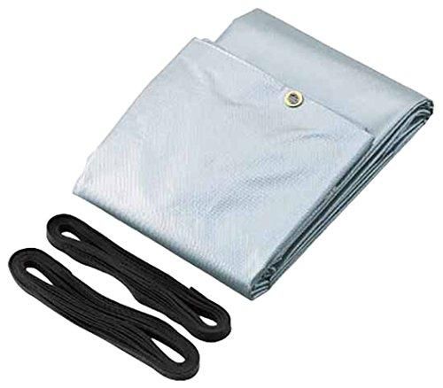 TRUSCO トラスコ中山 トラックシートα 軽トラック用 幅1700 mmX長さ2.1 m 銀 TSKTA