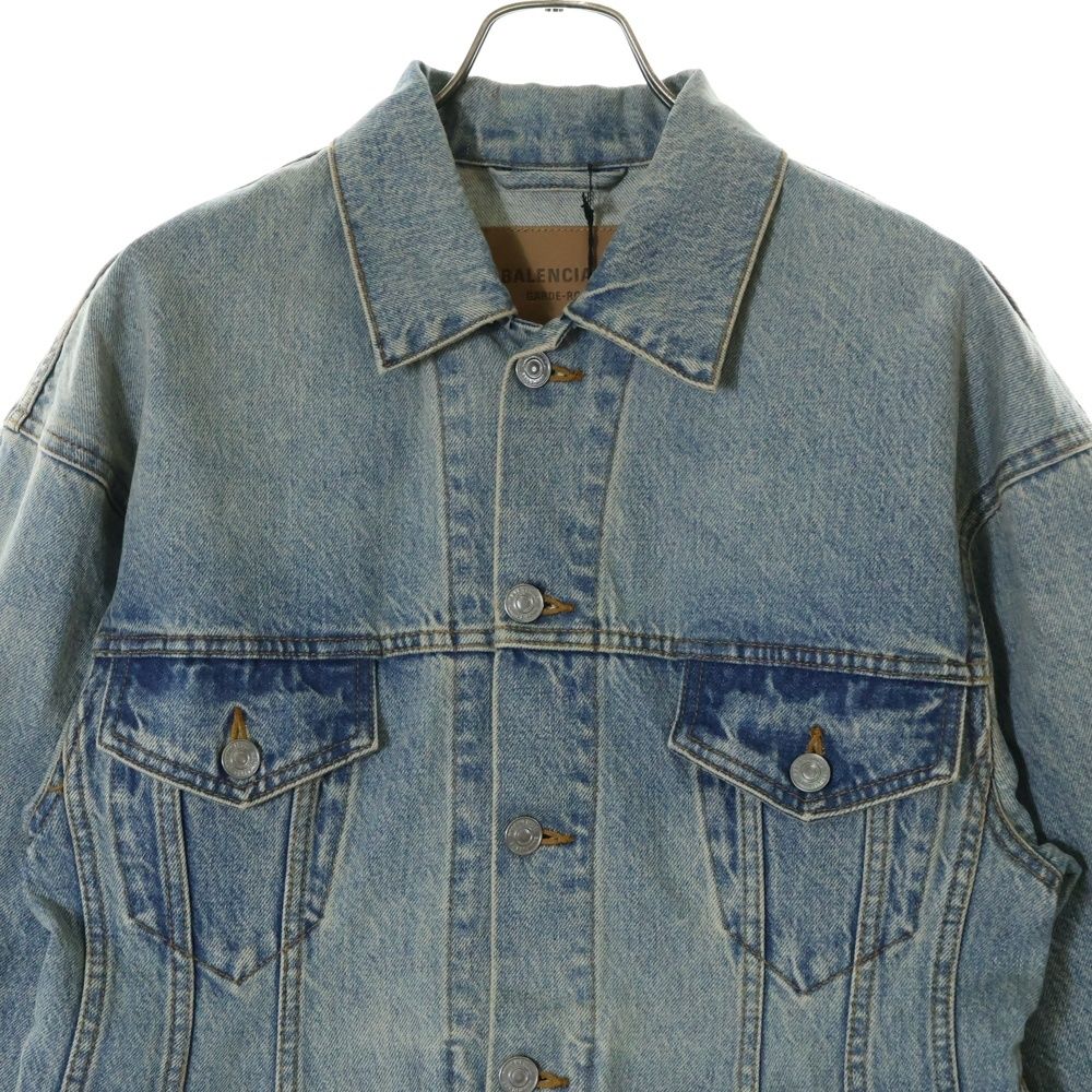 BALENCIAGA｜DENIM JACKETS (773776 TJW79 4076) Balenciaga BALENCIAGA Women Denim Jackets 773776 TJW79 4076