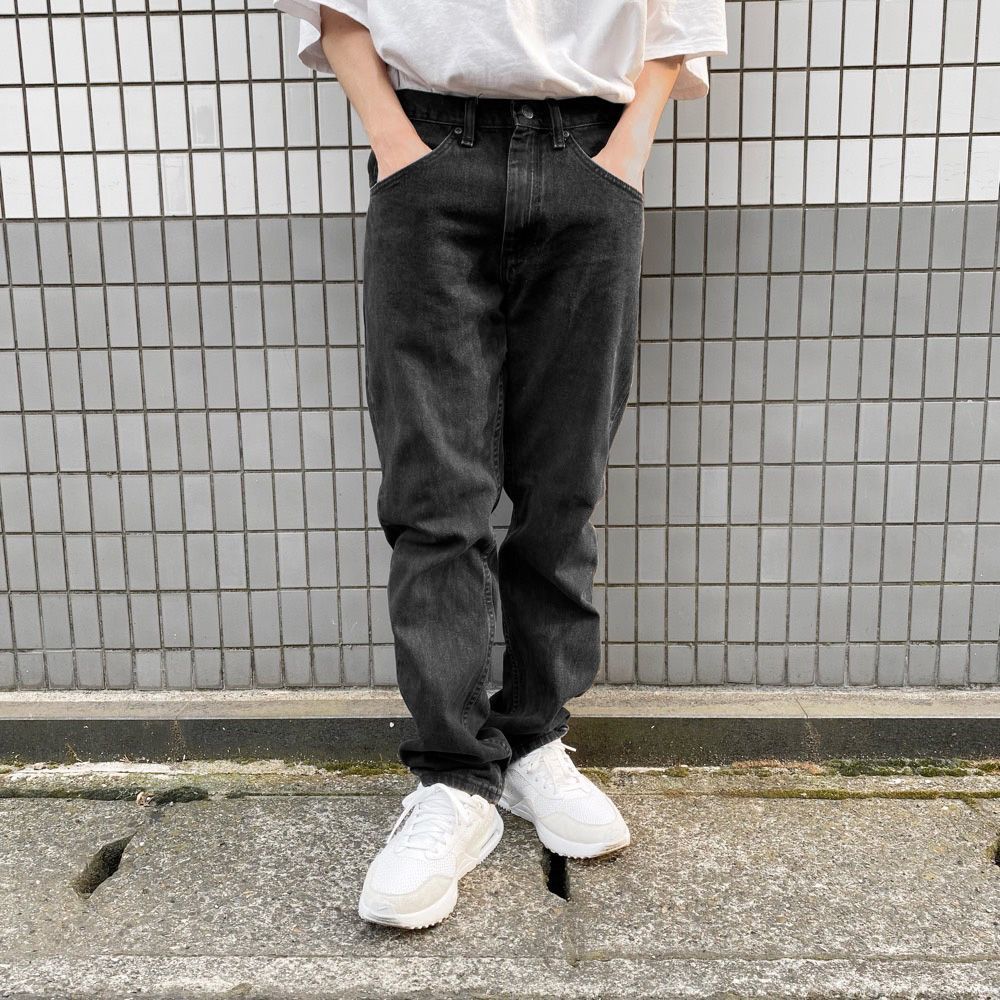 リー Lee REGULAR FIT ブラックジーンズ デニムパンツ メンズw30 /eaa361613