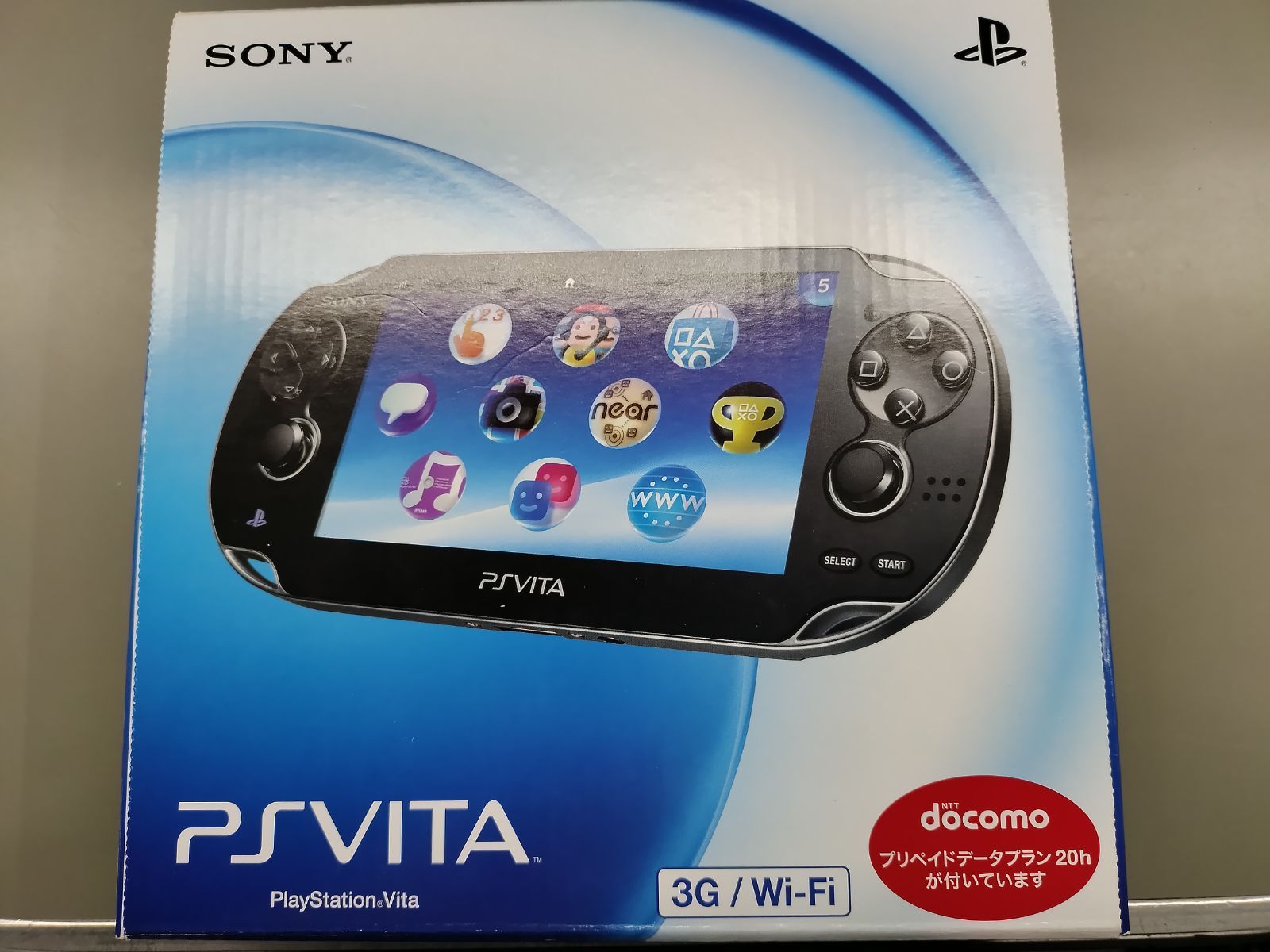 中古本体】PSVita PCH-1100 クリスタルブラック （本体・外箱のみ 