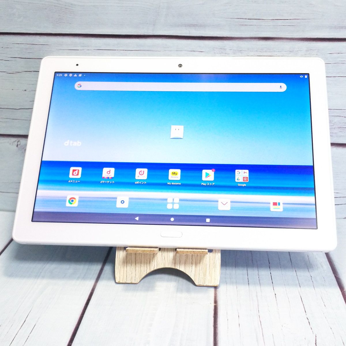 【送料無料】docomo dtab d-41A SHARP Androidタブレット ホワイト 本体 白ロム SIMロック解除済み SIMフリー 346928