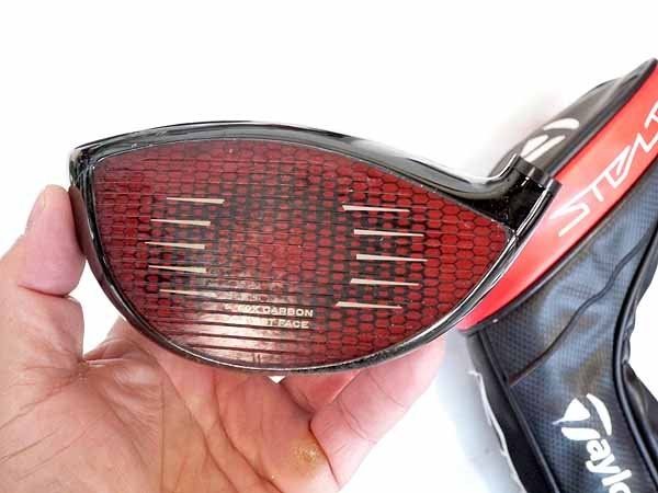 中古 美品 9.0° テーラーメイド ステルス ヘッド＋カバー ドライバー 1W ヘッドのみ】 テーラーメイド ステルス ドライバー 9度 純正