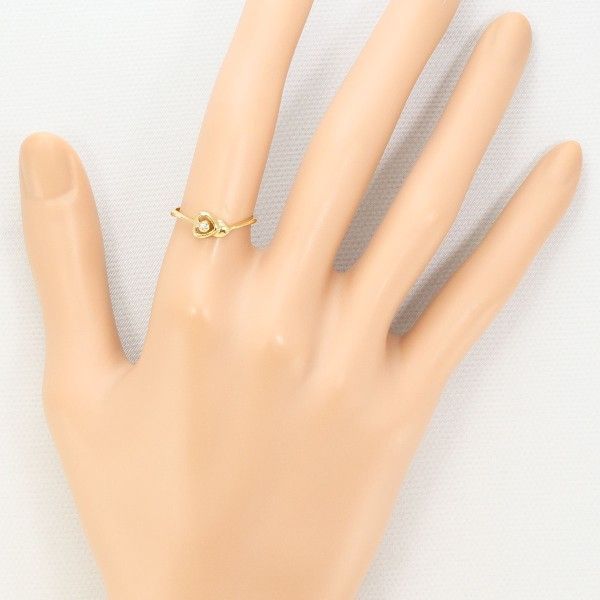 K18YG リング ring 指輪 10号 ダイヤ 総重量約1.1g FORTGASGNV_COM_BR