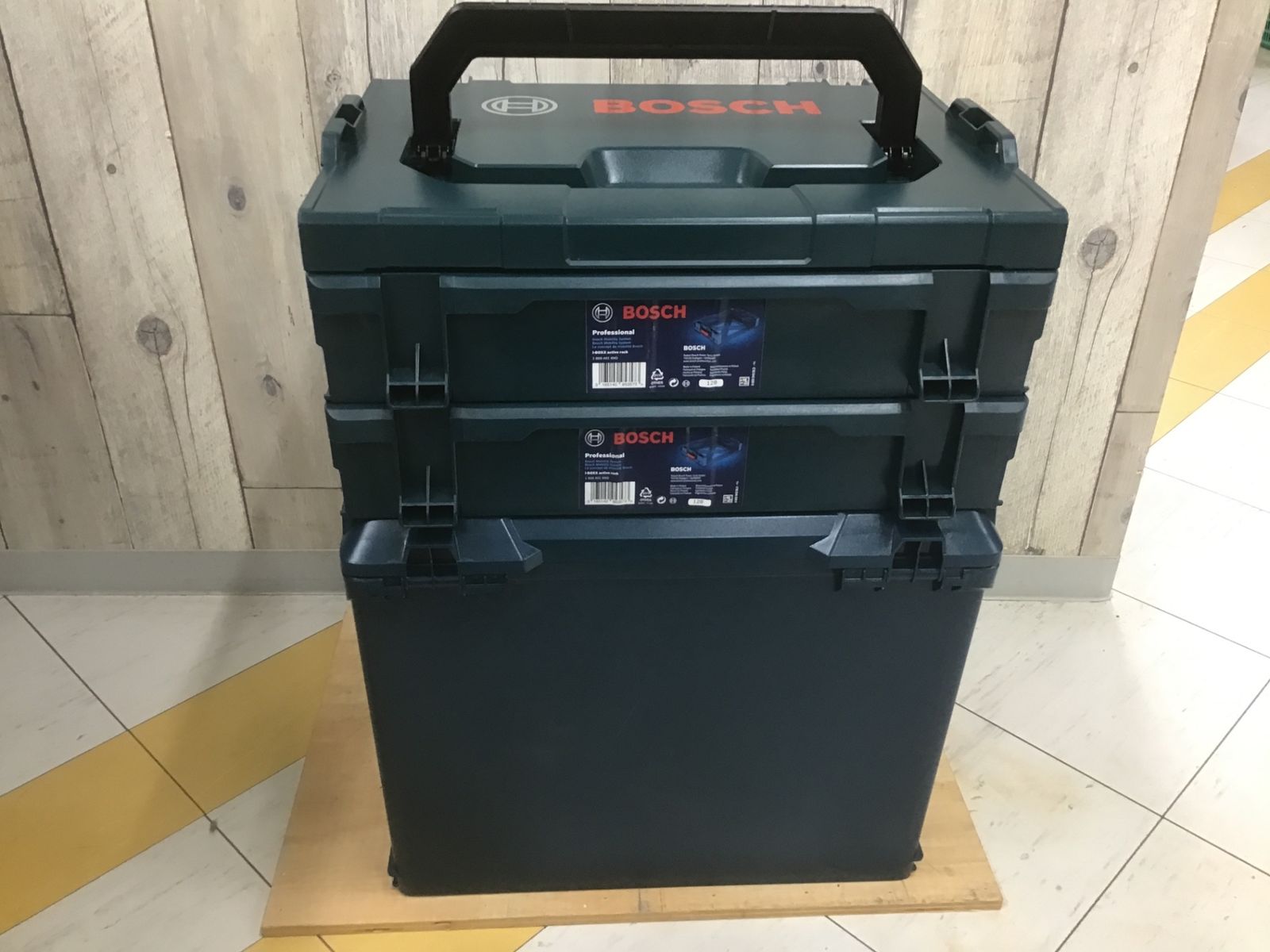 BOSCHボッシュ♪引き出しシステムボックス3個セット♪i-BOXX L-BOXX374♪アクトツール富山店♪窓