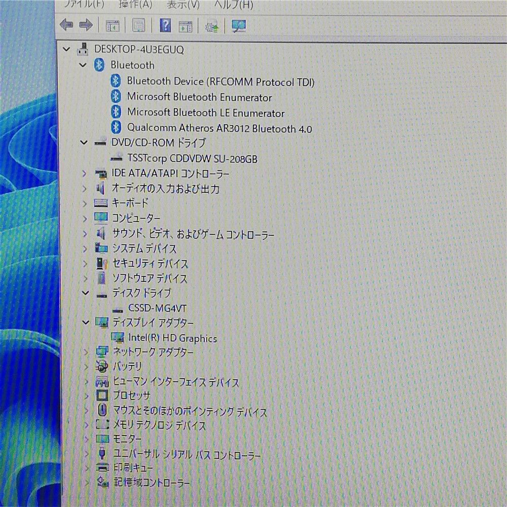 500GB ノートPC 東芝 B454/M 4GB RW 無線 BD win11 - メルカリ