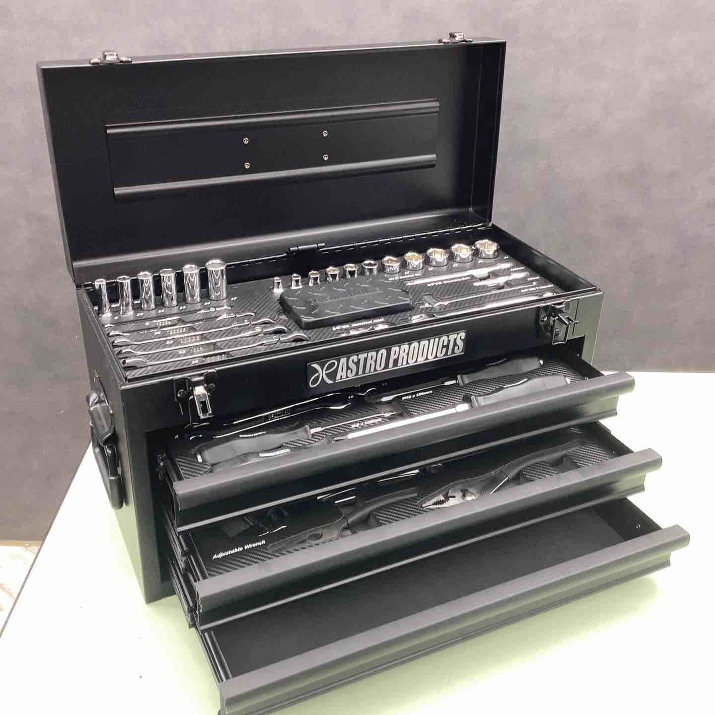 ASTRO PRODUCTS アストロプロダクツ ツールセット マットブラック ミリ 76点組 TS203 越谷店