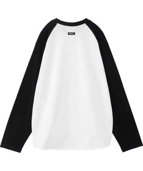 tシャツ Tシャツ ミルクフェド MILKFED CONSTELLATION RAGLAN LS TOP