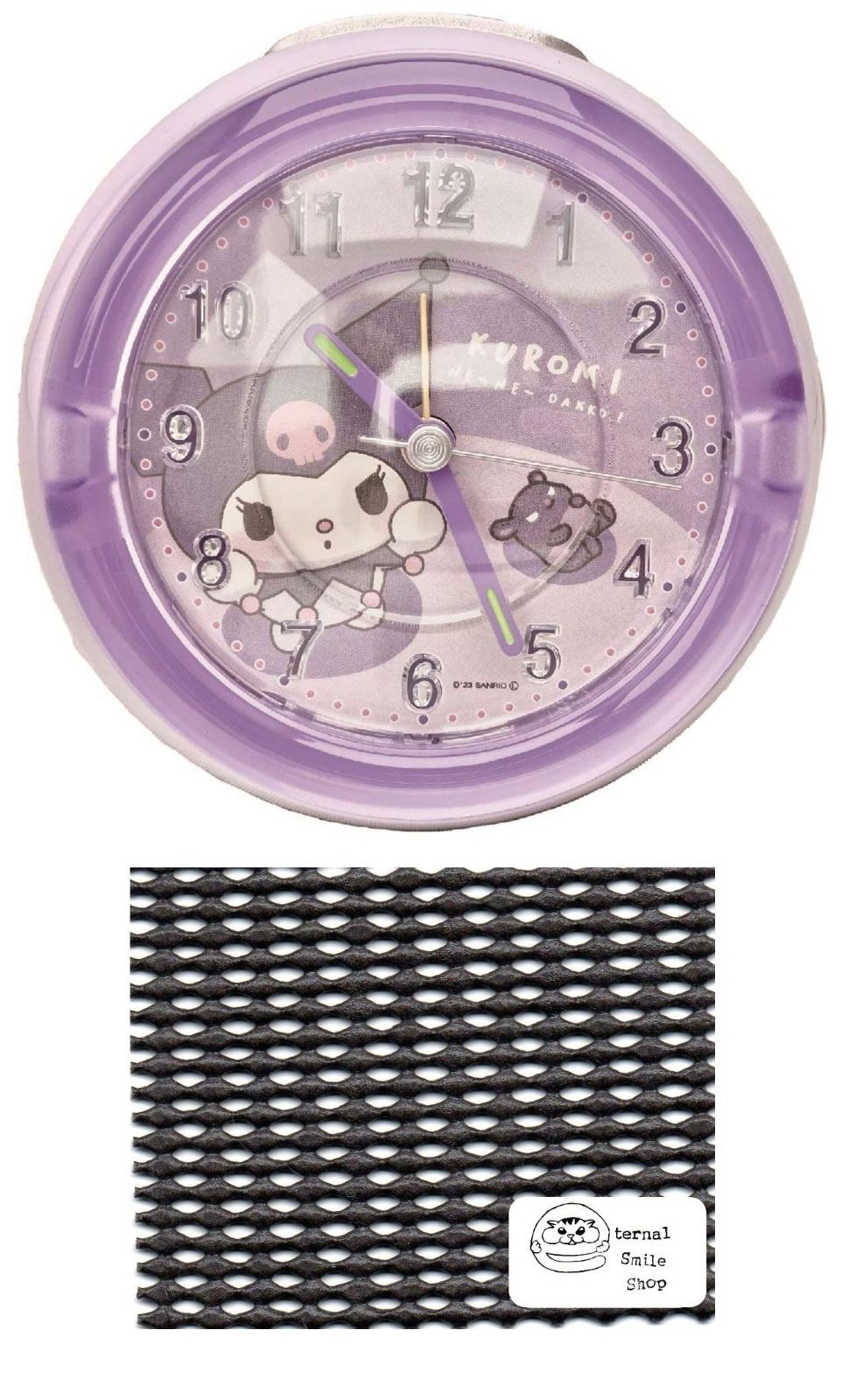 サンリオ 一番くじ クロミ 1番チェスト付き置き時計 2番バニティバック