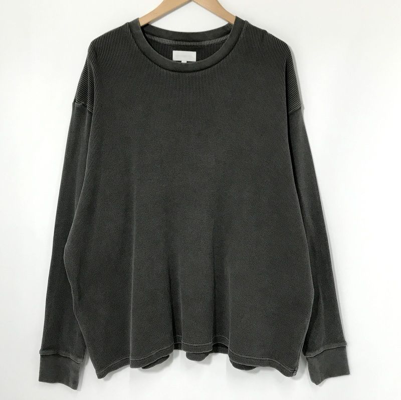 KANEMASA PHIL. カネマサフィル カットソー 長袖 ワッフルロング 