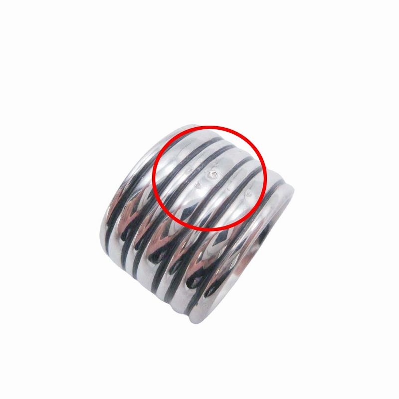 美品 ララガン R.ALAGAN SHIMA RING SILVER シマ リング 指輪