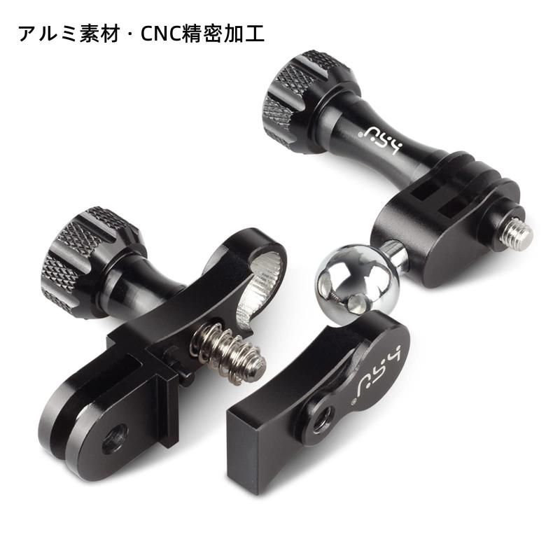 HSU アクションカメラ マウントGoPro アクセサリー 360度 回転