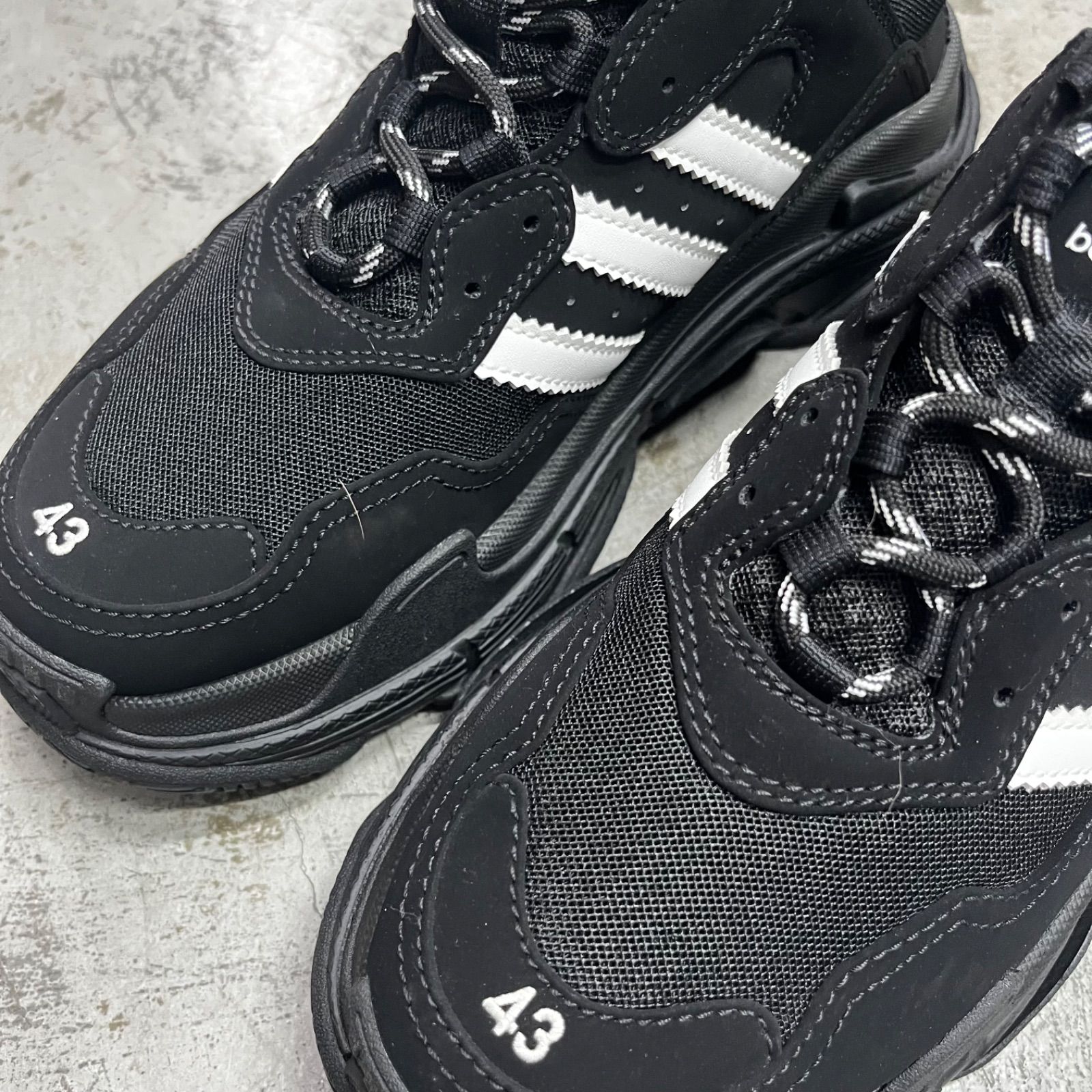BALENCIAGA adidas TRIPLE S コラボ トリプルS トレーナー スニーカー 