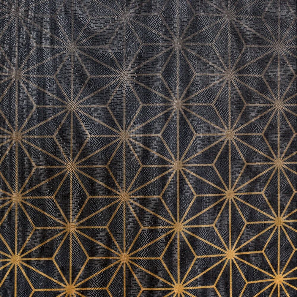 しな布　暖簾　梅鉢模様 楽天市場】よつめ染布舎 UME no KATACHI 墨染のれん 作家 小野豊一 型