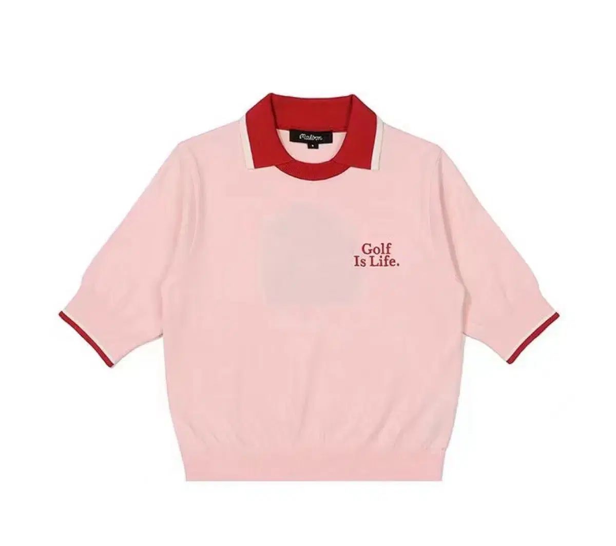 マルボーンゴルフウェア 女性用ニット半袖Tシャツ