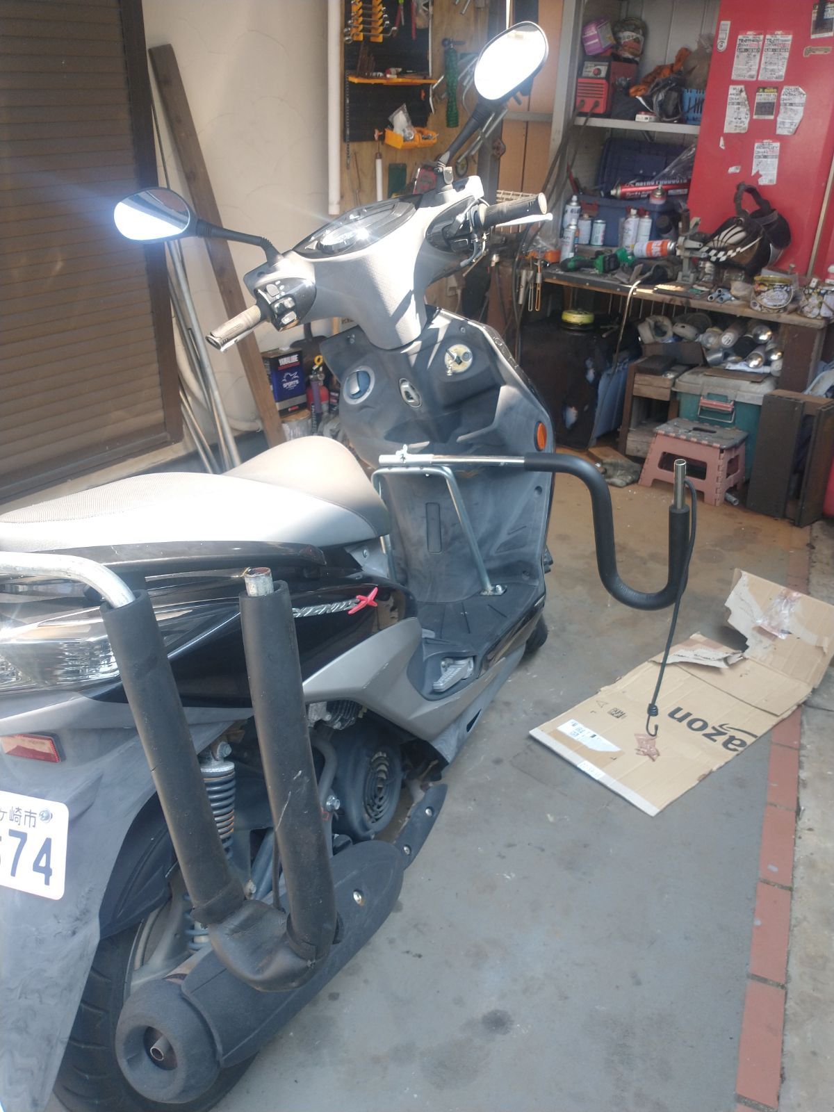 ジョグシグナスアドレスレッツ原付二種 原付スクーター用のサーフボードキャリア