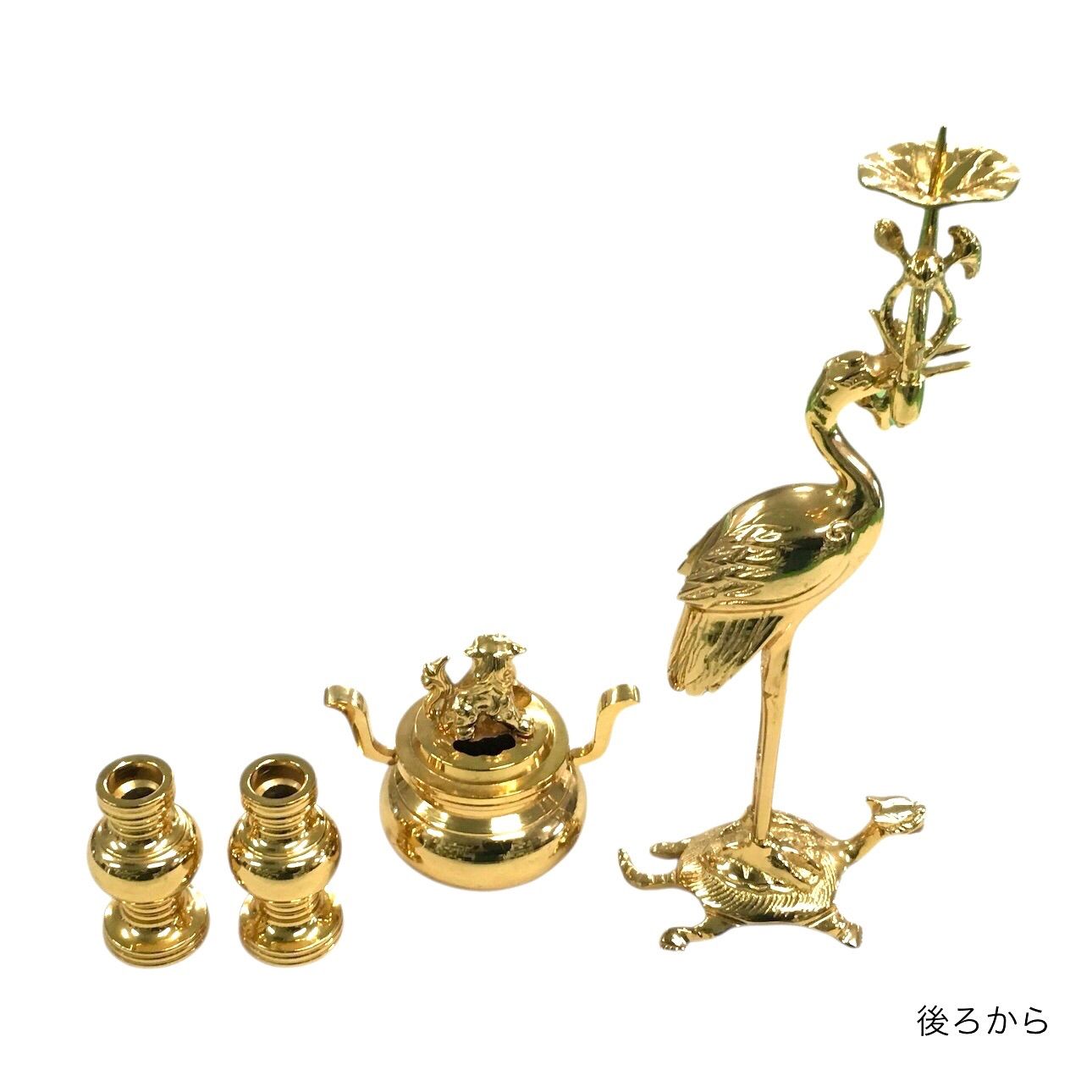 丸型香炉 華瓶1対