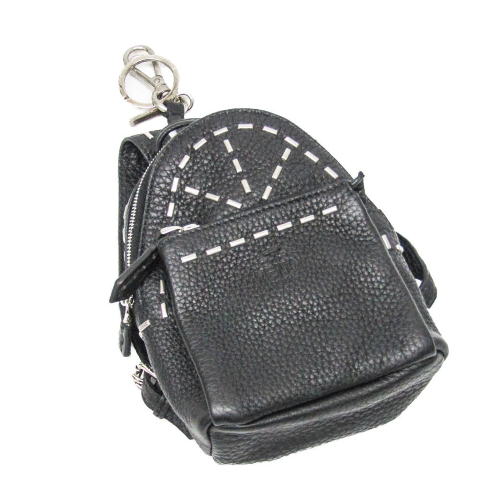 フェンディ(Fendi) セレリア ポーチ 7AR471 キーホルダー (ブラック 