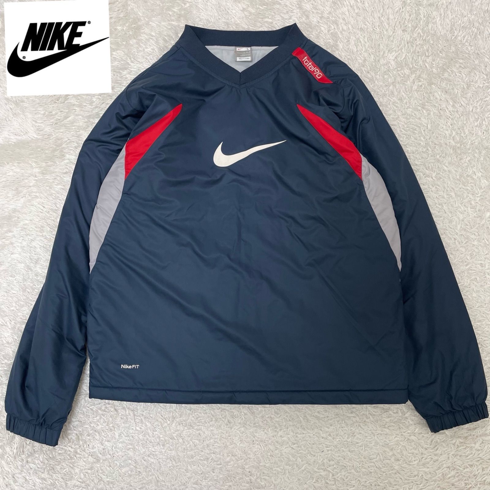 00s NIKE total90 デカロゴ スポーツミックス ナイロン ピステ