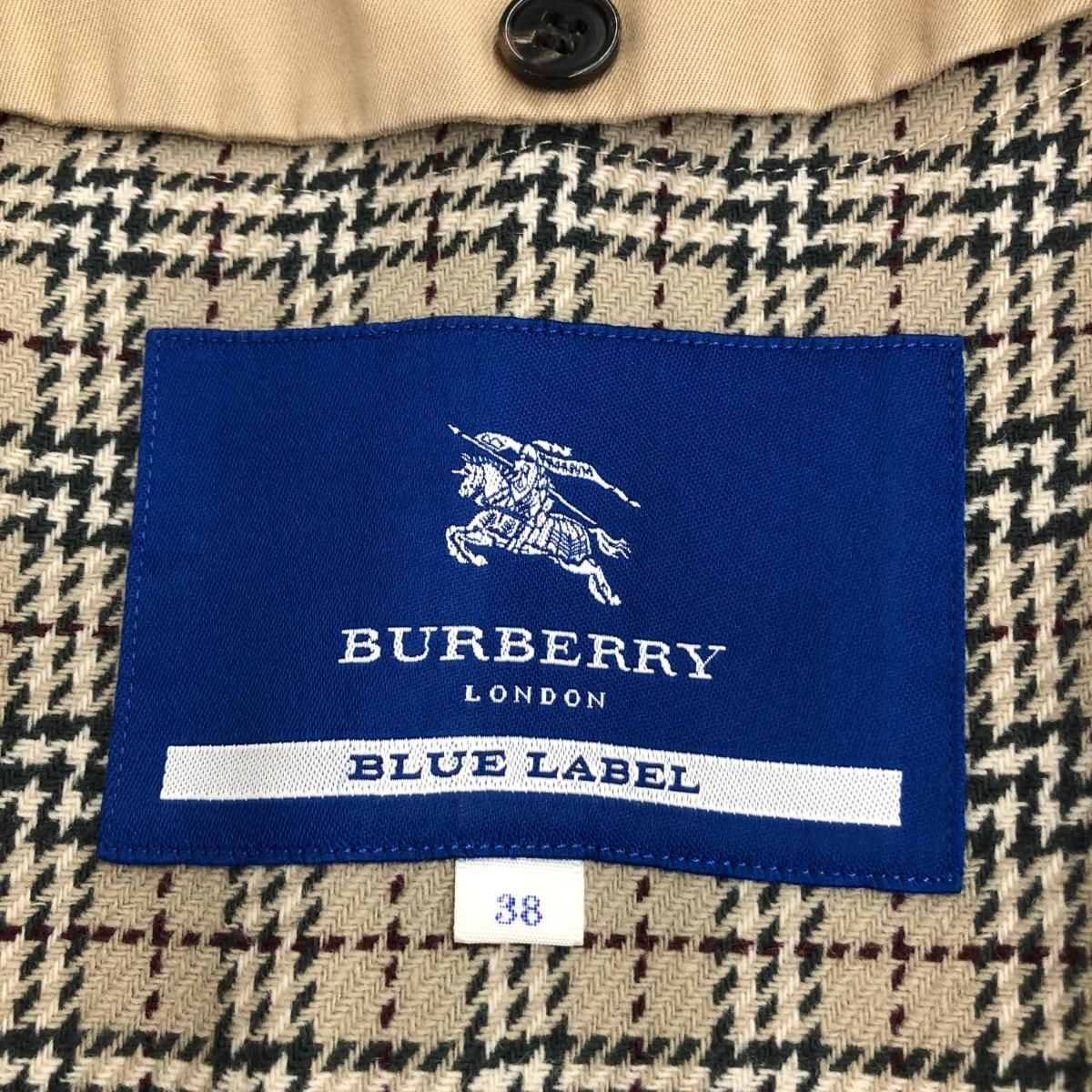 BURBERRY BLUE LABEL バーバリーブルーレーベル トレンチコート サイズ