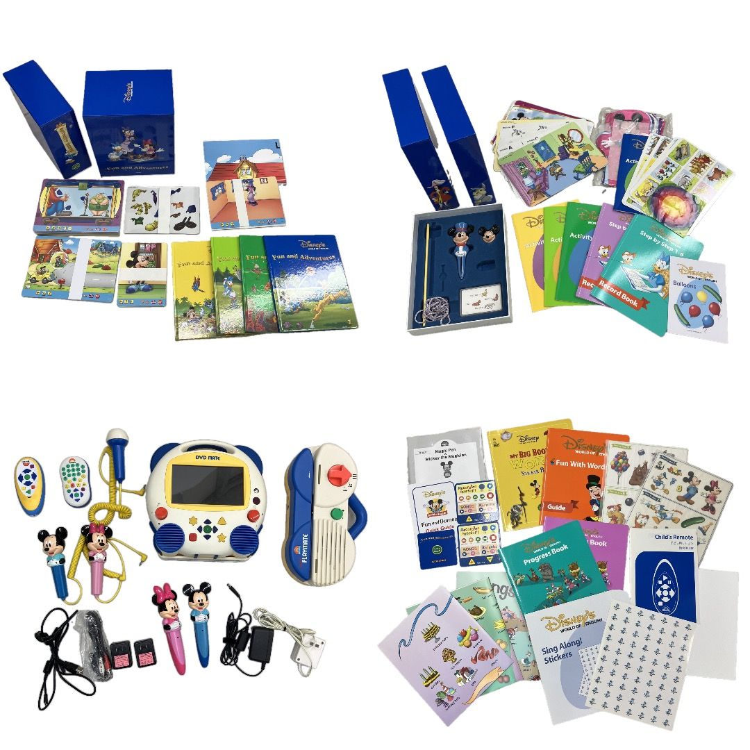 DWE ディズニー英語システム MTDSGAQL 2018年頃 DVD版 棚なし 英語 教材 Disney World of English 良好 C10431857