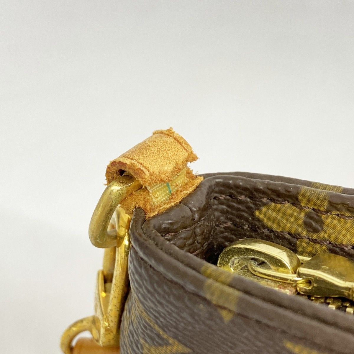 【状態良好】ルイヴィトン ポーチ パルティシオン モノグラム M51901 ルイヴィトンパルティシオン 14145 ブラウン レディース モノグラム