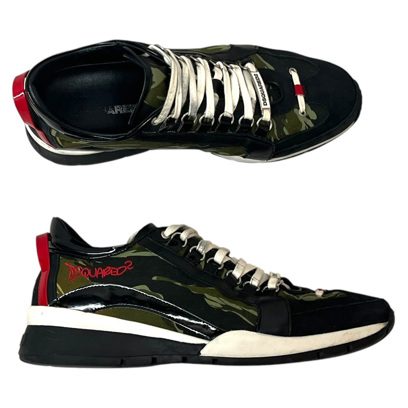 DSQUARED2 (ディースクエアード) Taglia 迷彩柄 スニーカー SNM0404 